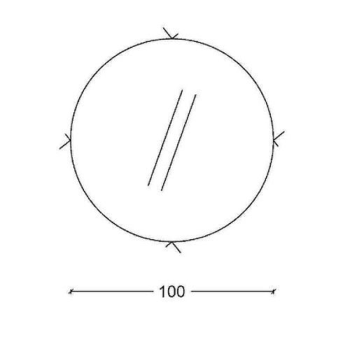 Зеркало с подсветкой и антизапотевателем Boheme 545-100-B 100х100 подвесное - фото 4