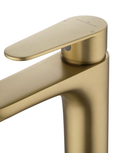 Смеситель Wonzon & Woghand Alfa WW-A40202-BG на раковину золото - фото 4