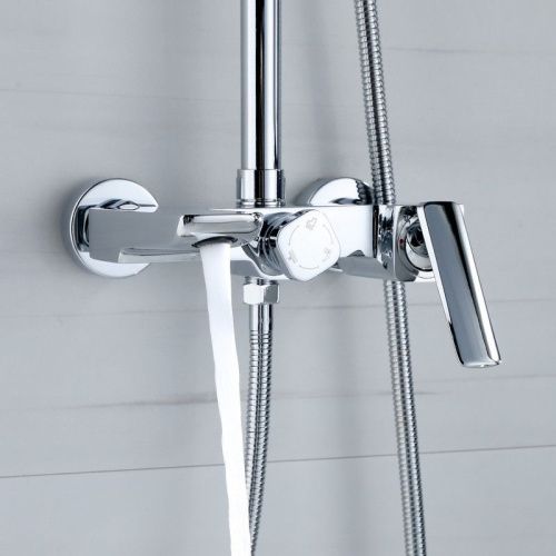 Душевая стойка Bond Cube B02-9400 настенная цвет хром - фото 5