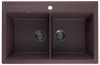 Кухонная мойка Ulgran Quartz Ruma 780-06 80х50 цвет коричневый