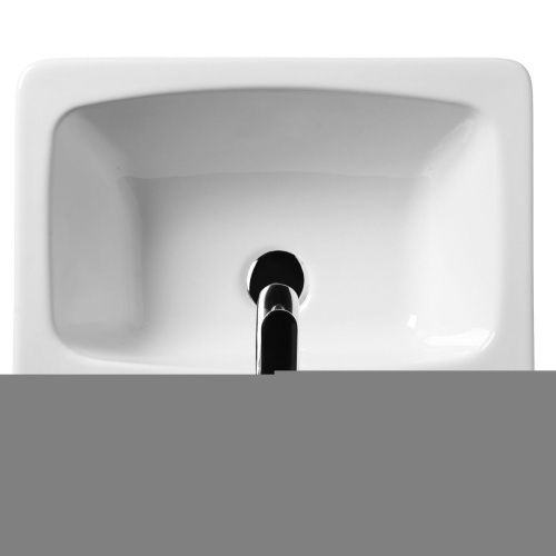 Раковина из сантехнического фарфора Santek Нео WH302184 50х40 накладная цвет белый - фото 3