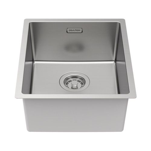 Кухонная мойка Paulmark LASSAN 38 UNI LA38-BS 40х35 цвет нержавеющая сталь поверхность брашированная - фото 2