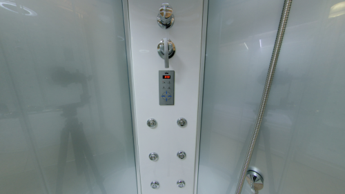 Душевая кабина Timo Lux TL-1503 100х100 четверть круга с крышей ориентация универсальная - фото 4