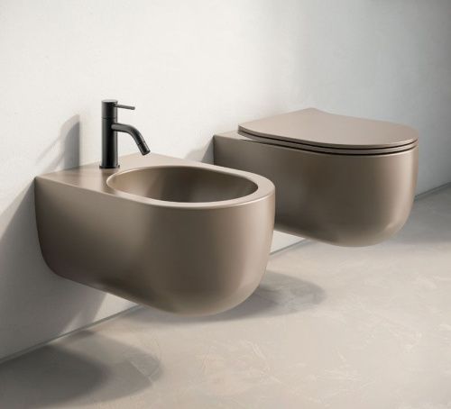 Биде подвесное Olympia Milady MIL220107 цвет коричневый - фото 2