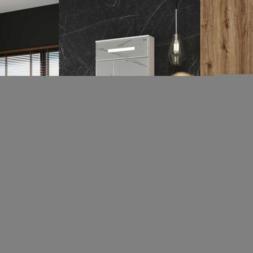 Тумба под раковину Onika Айленд 106114 60х50 подвесная цвет белый - фото 5