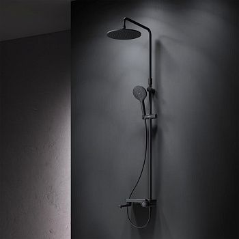 Душевая стойка Am.Pm Like F0780722 настенная цвет черный