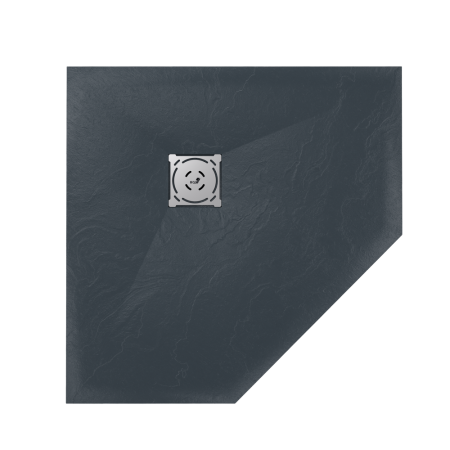 Душевой поддон из искусственного камня RGW Stone Tray 16155099-02 90х90 серый без ножек