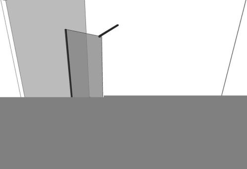 Душевая перегородка Allen Brau Infinity 3.21007.BA 90х200 стекло прозрачное профиль серебро - фото 2