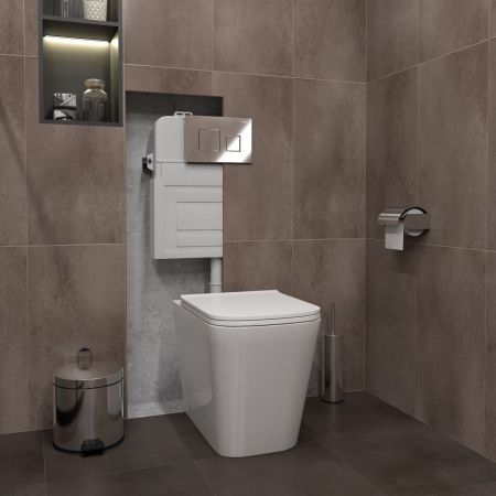 Клавиша смыва механическая Teymi Kati T70701CH цвет хром