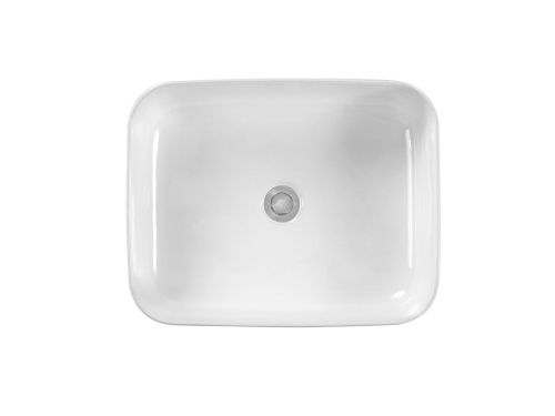 Раковина из сантехнического фарфора Aquatek ВЕГА AQ5515-00 50х40 накладная цвет белый без отверстий под смеситель - фото 4