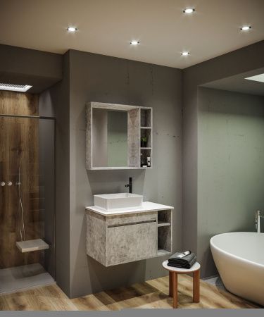 Зеркало Grossman Фалькон 208003 80х80 подвесное