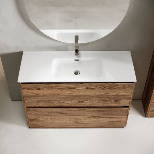 Тумба под раковину Sancos Libra Floor LB120F-1ECH 120х50 напольная цвет коричневый - фото 5