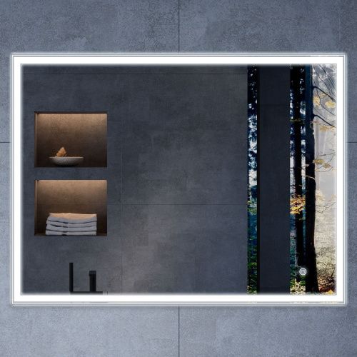 Зеркало с подсветкой Vincea VLM-3VN100 100х80 подвесное