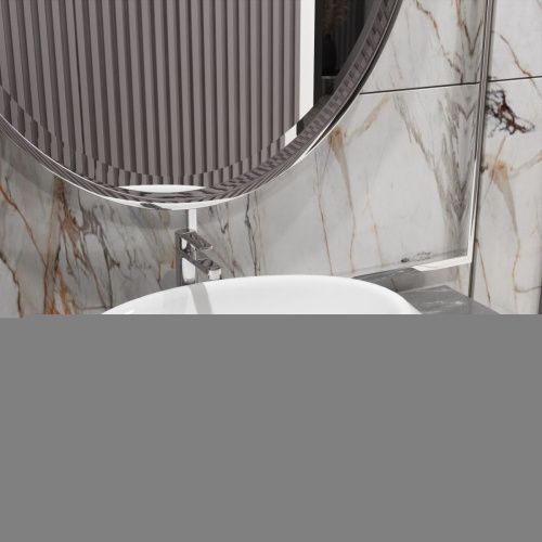 Раковина из сантехнического фарфора Ambassador Ritz 236T20002 70х40 накладная цвет белый без отверстий под смеситель - фото 2