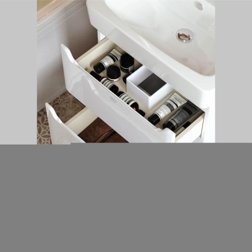 Тумба с раковиной Alavann Lana ALV0977000 60х50 напольная цвет белый - фото 4