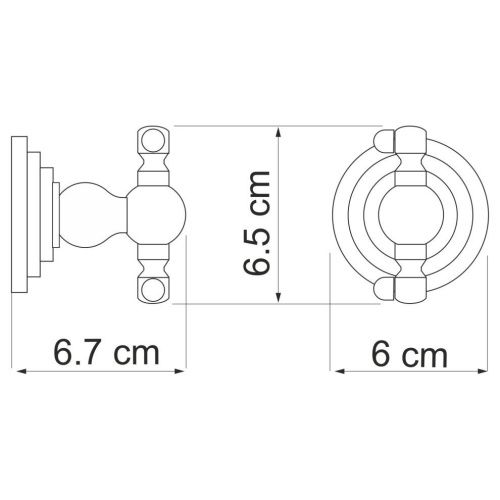 Крючок WasserKRAFT 7023D - фото 5