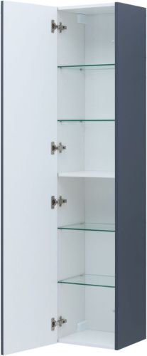 Шкаф-пенал Aquanet Терра 00313247 40х160 подвесной цвет синий - фото 3