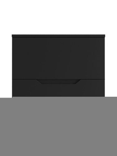 Тумба под раковину Orange Line Li-60TubMDF 60х50 подвесная цвет черный - фото 2