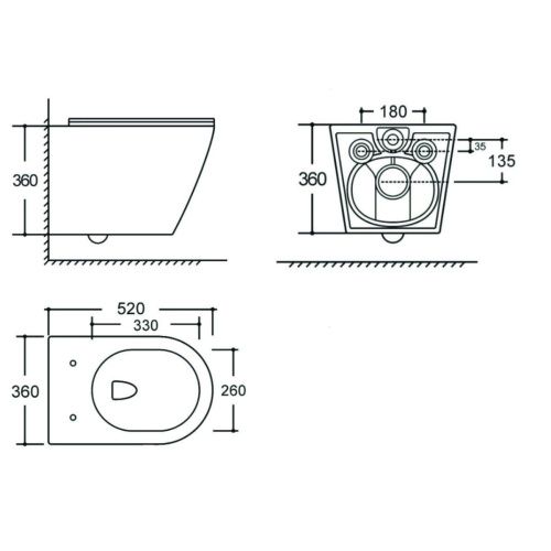 Унитаз подвесной Logan Tornado 00331866 белый с сиденьем микролифт смыв торнадо - фото 2