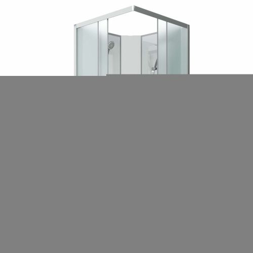 Душевая кабина Niagara Classic 11011423BKG 90х90 квадратная без крыши ориентация универсальная