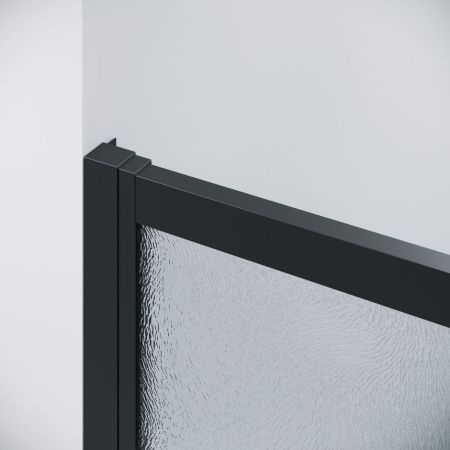 Душевая дверь Grossman Cosmo 100.K33.02.120.21.02 120х195 стекло текстурное профиль черный