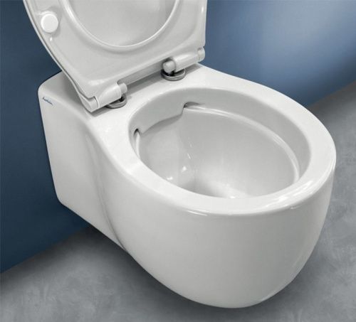 Чаша унитаза подвесная Hatria LE FIABE Y1CD01 цвет белый без сиденья безободковая каскадный смыв - фото 2