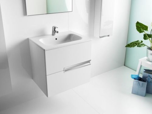 Тумба под раковину Roca Victoria Nord Ice Edition ZRU9302730 60х50 подвесная цвет белый - фото 4