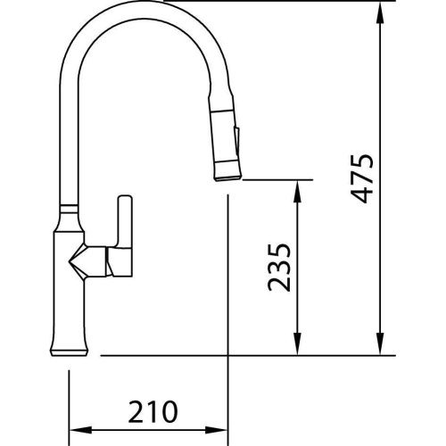 Смеситель для кухни Clever Chef 1 99440 на мойку хром - фото 5