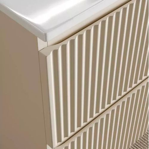 Тумба под раковину Sancos SNOB R SNR60CE 60х40 подвесная цвет бежевый - фото 5