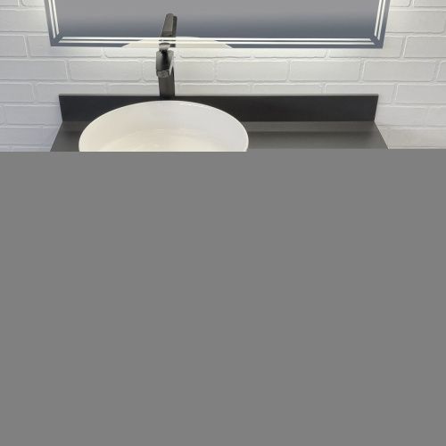 Тумба с раковиной Comforty Джанкой 00-00017878CF 90х50 подвесная цвет серый - фото 4