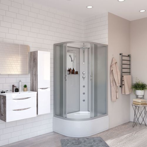 Душевая кабина Niagara Classic 23101424RBKTG 120х80 асимметричная без крыши ориентация правая - фото 3