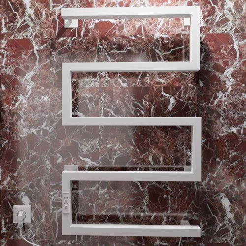 Полотенцесушитель электрический Altasan ШалимарПроф ШалимарПроф8050БМ 50х85 белый - фото 4