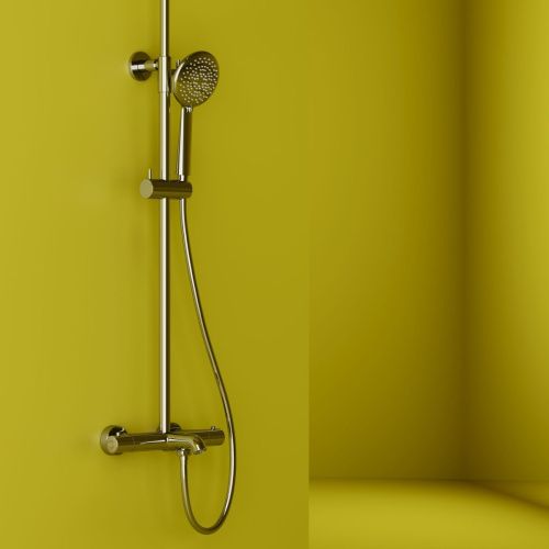 Душевая стойка Sancos Game SC3001CH настенная цвет хром с термостатом - фото 3