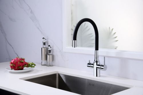 Смеситель для кухни Paulmark SALIX Sa213419-CR на мойку хром - фото 5