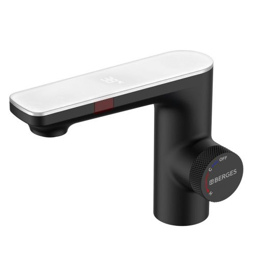 Смеситель Berges MORANS 76002 на раковину черный с термостатом - фото 2