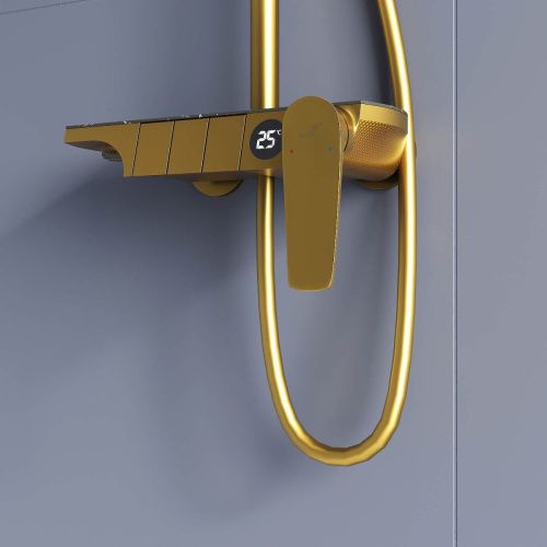 Душевая стойка RGW Shower Panels 51140133-06 настенная цвет золото - фото 3