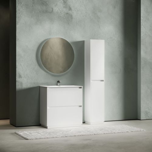 Тумба под раковину Sancos Libra Floor LB80FW 80х50 напольная цвет белый - фото 3