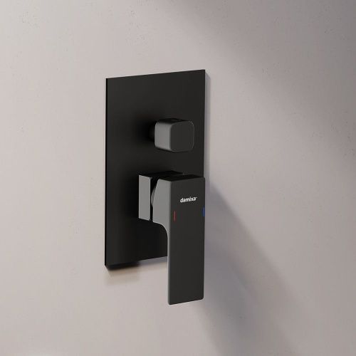 Душевая система Damixa Gala 953510300 встраиваемая в стену цвет черный - фото 5