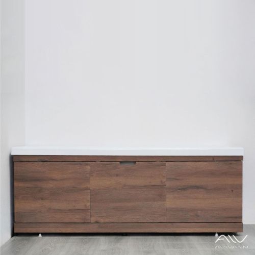 Экран под ванну Alavann Rita 170 см ALV0719005 фронтальный МДФ съемный/раздвижной коричневый - фото 4