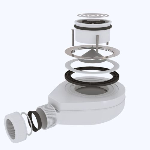 Сифон для душевого поддона RGW 502411161-02 серый - фото 3