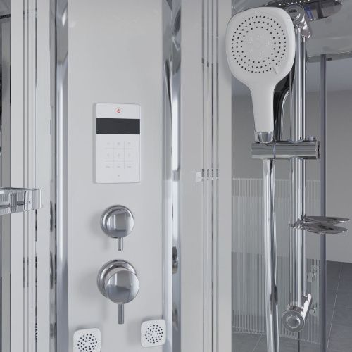 Душевая кабина Niagara Ultra 7020164 100х100 четверть круга с крышей ориентация универсальная - фото 2