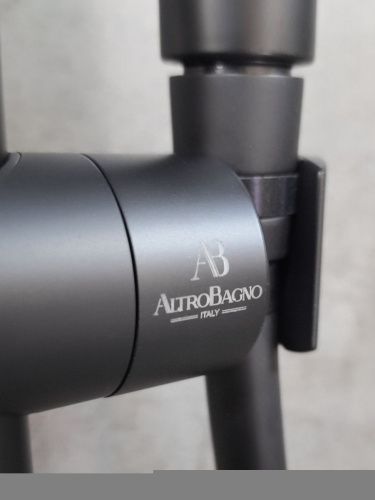 Душевой гарнитур AltroBagno Beni aggiuntivi AltroBagnoSS030304NeOp настенный черный - фото 4