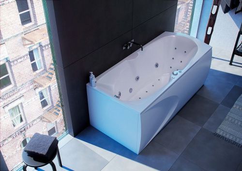 Ванна акриловая Aquatek Европа EVR180-0000041 180х80 пристенная прямоугольная с каркасом без ручек - фото 3