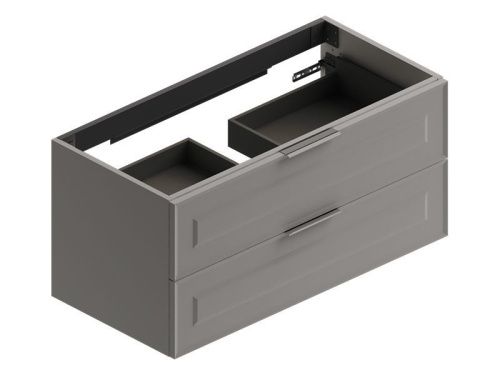 Тумба под раковину Berloni Bagno SUVBS2C105C/176/SHALAO 176 110х50 подвесная цвет серый