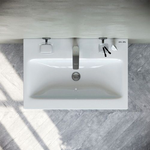 Тумба под раковину Am.Pm Gem S M91FSX0602WG 60х40 напольная цвет белый - фото 3