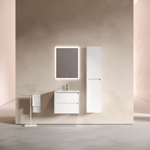 Тумба под раковину Sancos Libra LB60W 60х50 подвесная цвет белый - фото 2