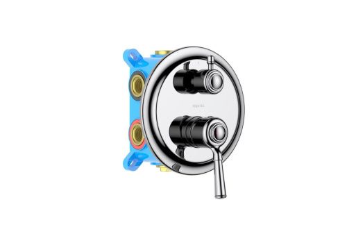 Смеситель для ванны Aquatek КЛАССИК AQ1547CR встраиваемый в стену хром - фото 2