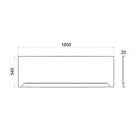 Экран фронтальный для ванны Тритон Прага/Токио Щ0000049122