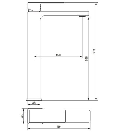 Смеситель Damixa Gala 530250500 на раковину розовое золото