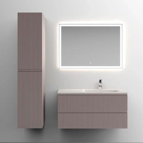 Тумба под раковину Sancos SNOB T SNT100RSM 100х40 подвесная цвет коричневый - фото 3